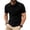 Black-Tshirt for men, variant on Men's Golf Shirts Short Sleeve Lapel Buttons T-Shirts Solid Color Comfy Tshirt Summer Casual Business Tee with Pocket