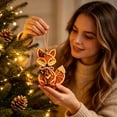 thumbnail image 4 of Dried Orange Slice Christmas Ornament Animal Shaped Natural Hanging Tree Decor Design D, 4 of 7