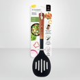 thumbnail image 2 of JS Gourmet Soft Touch Non Stick Nylon Skimmer with Wood Grain Handle and Hanging Hole, 2 of 2