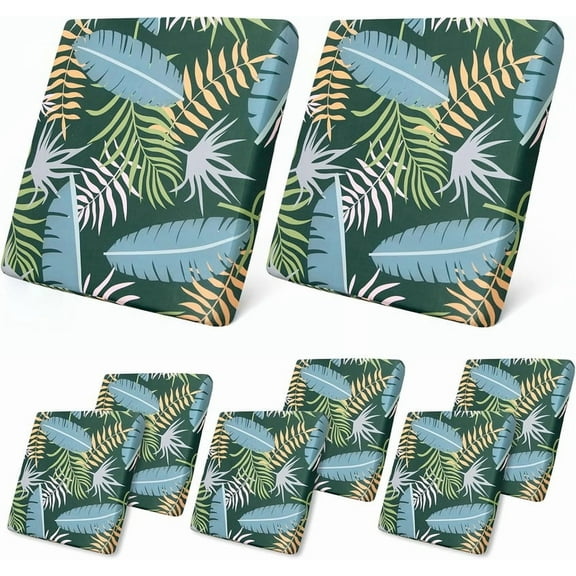 8pcs Stretch Patio Sofa Couch Cushion Covers,Outdoor Cushion Covers Replacement,Couch Slipcovers Sofa Seat Cover Cushion Cover Porch Patio Washable Furniture Protector