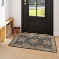 thumbnail image 3 of Washable Vintage Kitchen Mat 31"x20" Non Slip Soft Plush Low Profile Kitchen Rug, Distressed Medallion Oriental Style Sink Mat for Laundry Room Bedroom Office, 3 of 6