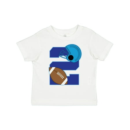 

Inktastic Football Birthday Party 2nd Bday Boys Gift Toddler Boy Girl T-Shirt