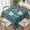 Green and Blue Stripe Modern, variant on Square Table Cloth, Black and White Checkered Tablecloth Washable Dinng Table Covers Decorative for Kitchen & Table Linens 52" x 52"