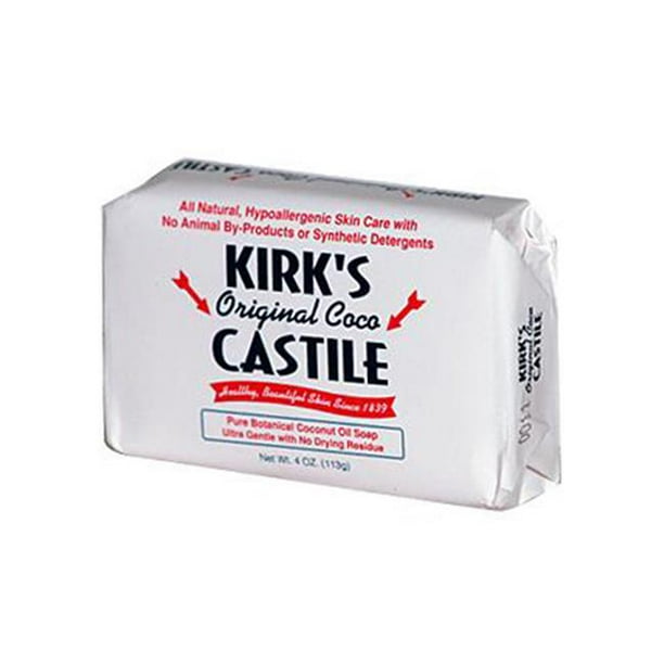 Kirks Natural 0419358 Castile Soap Original, 4 oz Pack of 3 Walmart