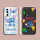 thumbnail image 2 of Funda para Redmi K60E K60 K50 K40S K40 K30 9A 9 8A 8 10 Pro 4G 5G Color Simple funda de silicona líquida lindo Lilo & Stitch, 2 of 5