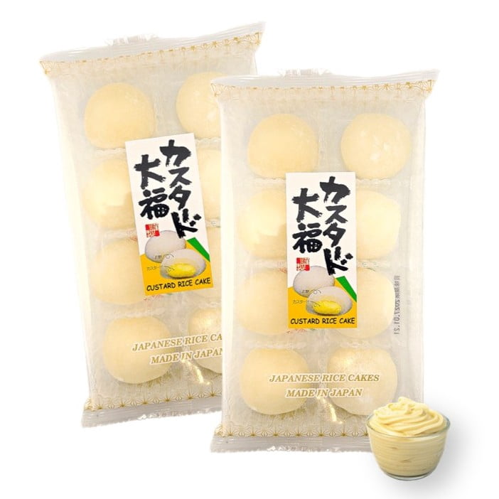 SATO Cut Mochi, Japanese Glutinous Rice Cakes, 400g, Chewy Dessert