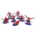 thumbnail image 2 of 7pcs/set Spider-man Superhero Figures Spiderman Action Figures Toy Sets Collectible Model Toys Tabletop Party Decor Birthday Gift, 2 of 5