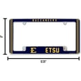 thumbnail image 5 of East Tennessee State ETSU NCAA Buccaneers (Set of 2) Chrome Metal License Plate Frames with Bold Full Frame Design, 5 of 6