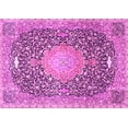 thumbnail image 1 of Ahgly Company Indoor Rectangle Medallion Pink Traditional Area Rugs, 7' x 9', 1 of 4