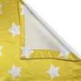 thumbnail image 3 of Ambesonne Yellow Kitchen Curtains, Vibrant Stars Fun Retro, 55"x45", White Yellow, 3 of 3