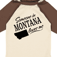 thumbnail image 4 of Inktastic Someone in Montana Loves Me Boys or Girls Long Sleeve Baby Bodysuit, 4 of 5