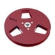 thumbnail image 1 of Sidaley Accesorios de desenrollador de carrete de Metal vacío fácil de instalar carrete vacío de cinta de aleación de aluminio de 3 Sistemas de cine en casa Rojo, 1 of 6