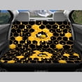 thumbnail image 6 of Uourmeti Car Seat Covers Full Set Fashion Polyester, Compatible with SUV Seats Front Seats, for Cars Trucks, Honeycomb Bee Print, 6 of 10