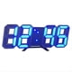 thumbnail image 1 of Reloj Despertador Digital 3D de Pared con Luz LED, Reloj Despertador de Escritorio con Temperatura, Ideal para el Hogar, la Cocina y la Oficina B, 1 of 5