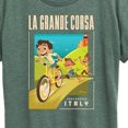 thumbnail image 3 of Luca - La Grande Corsa Postcard - Women's Short Sleeve Graphic T-Shirt, 3 of 5
