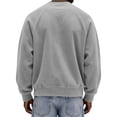 thumbnail image 3 of Chiccall Mens Corduroy Sweatshirts Crewneck Long Sleeve Pullover Casual Loose Athletic Sweatshirts, 3 of 5