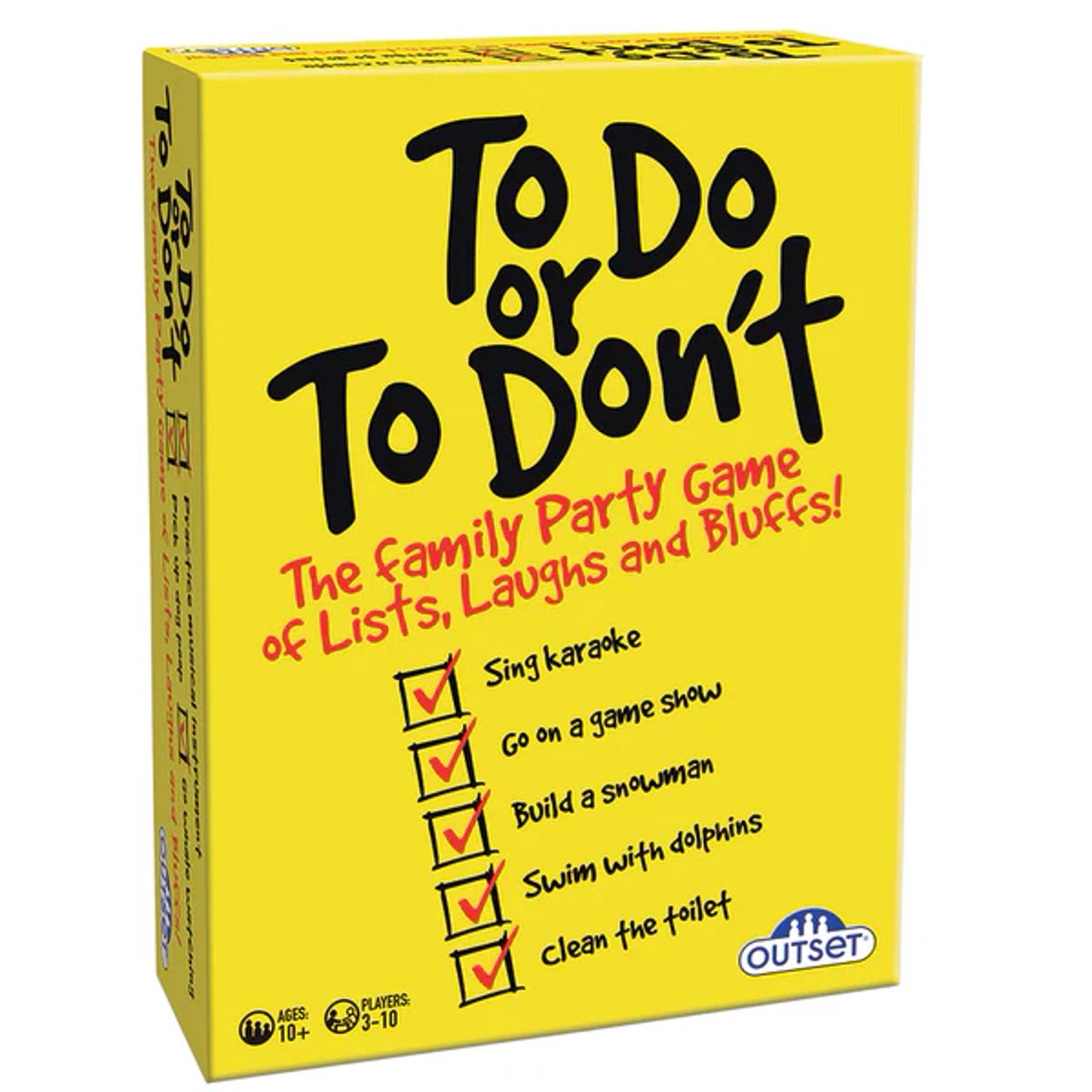 Outset Media To Do or To Don't Family Party Game, 300 Cards, 1.4 lb, 3-10 Players, Ages 10+