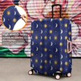 thumbnail image 4 of Blue Gold Sun Moon Star Pattern Luggage Cover Fashion Suitcase Cover Baggage Covers Fit 25-28 Inch Luggage (Go Travel), 4 of 5
