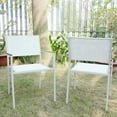 thumbnail image 5 of Carolina Classics Braylee Patio Chair in White (Set of 2), 5 of 9