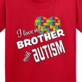 thumbnail image 4 of Inktastic I Love My Brother with Autism Youth T-Shirt, 4 of 5