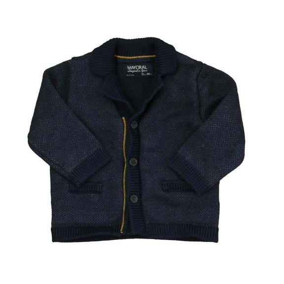 Pre-owned: Mayoral Boys Blue Cardigan size: 12 Months (Excellent)