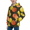 thumbnail image 2 of Daiia Orange Lemon for Boys Fashion Hoodies & Sweatshirts with Kangaroo Pocket,Hooded Sweatshirt for Kid, Breathable& Moisture Wicking-Large, 2 of 6