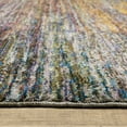 thumbnail image 5 of Style Haven  Halden Textural Stripes Area Rug Multi 7'10" Round 8' Round Indoor Living Room, Bedroom, Dining Room Gold, Blue, 5 of 5