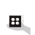thumbnail image 2 of Morris Products 81762 Plaques Murales en Lexan 2 Réceptacle de Taille Moyenne de Gang Brun, 2 of 2