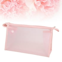 PBPBOX Portable Toiletry Bag Pink with Zipper Closure for Travel and Storage