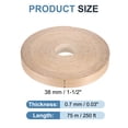 thumbnail image 2 of Uxcell Edge Banding, Wood Veneer Tape Pre-glued Flexible Plywood Edge Banding with Hot Melt Adhesive for Furniture Restoration Red Oak 1-1/2 Inch x 250 ft, 2 of 7