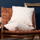 thumbnail image 3 of Funda de almohada decorativa | Suave lana sintética y terciopelo | Blanco Crema | Cojín para sofá cama sofá sala de estar | 17.7"x17.7" | Cremallera oculta | Decoración acogedora para el hogar | 1, 3 of 5