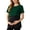 #2 Green, variant on Women's Nursing Pajamas Double Layer Casual Maternity Tops Postpartum Breastfeeding Loungewear Easy Lift-Up Access
