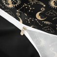 thumbnail image 4 of Homewish Sun Moon Bedding, Horoscope Astrology Duvet Cover Full, Black Gold, Black Reversible 3-Piece, 1 Duvet Cover and 2 Pillowcases, 4 of 6