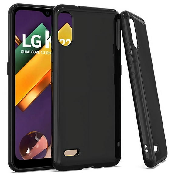 GSA Slim Flexible Candy Case for LG K22 & K32 - Black