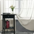 thumbnail image 3 of Deconovo Traditional Light Gray Ombre Rod Pocket Sheer Curtains, 52" x 72" (2 Panels), 3 of 6