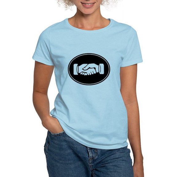 CafePress - Psi Upsilon Handshake T Shirt - Women's Classic T-Shirt
