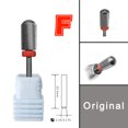 thumbnail image 1 of Brocas para uñas de carburo de acero de tungsteno, tapa redonda y lisa, barril grande Original, 6,6, Efrat Urieli linux, embalaje personalizado OEM, 1 of 5