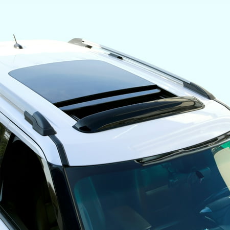 Goodyear Shatterproof Sunroof Wind Deflector 42.5, Tinted Sun and Moonroof Visor for Deflecting Noise, Rain, and Windy Weather, Car Accessories, Sun Shade Light Tint - GY004902