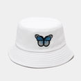 thumbnail image 2 of BODOAO Unisex Adult Washed Bucket Hat Foldable Upf 50+ Gardening Hat Unisex Bucket Hat Deep Crown Sun Protection Fun Outdoor Vacation Hat Bucket Hat Wide Brim Hat Vacation Hat Summer Beach Hat White, 2 of 3