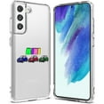 thumbnail image 1 of TalkingCase Slim Case Compatible for Samsung Galaxy S21 FE 5G (Fan Edition), Mini Lineup Print, Lightweight, Flexible, Soft, USA, 1 of 7