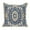 Blue, variant on Abu Transitional Beige Square Throw Pillow