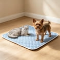 thumbnail image 4 of Gcvizuso Summer Cooling Mat & Sleeping Pad, Cooling Blanket for Dogs, Pet Cooling Mat for Cats, Cooling Mat, Materials Safe, Easy Carry & Clean, Keep Cooling for Pets, 36 x 28 in, 4 of 7