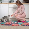 thumbnail image 3 of Pioneer Flower Floral Print Pattern Kitchen Rugs Sets Of 2, Anti Fatigue Non Slip Washable Floor Mats for Kitchen Sink Laundry, 17X30 Inch + 17X47 Inch, 3 of 6