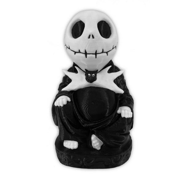 Jack Skellington Buddha | Nightmare | Arctic White