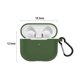 thumbnail image 4 of Funda De Silicona Compatible Con Airpods 3 2021, Funda Protectora Completa Para Auriculares Inalámbricos, Funda A Prueba De Golpes Con Mosquetón sonducket EL017876-08, 4 of 5