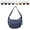 Blue, variant on Toselfwith Women's Fashion Plain Color Nylon Crossbody Bag, Slouchy Crescent Bags for Women, Adjustable Shoulder Straps