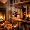 thumbnail image 4 of Vintage Library Lanterns Bookshelf Lamp, Ghost-Themed Decorative Bookend-Style Shelf Light, Warm LED Ambient Lighting, Battery Powered for Home Libraries and Reading Corners, 4 of 6