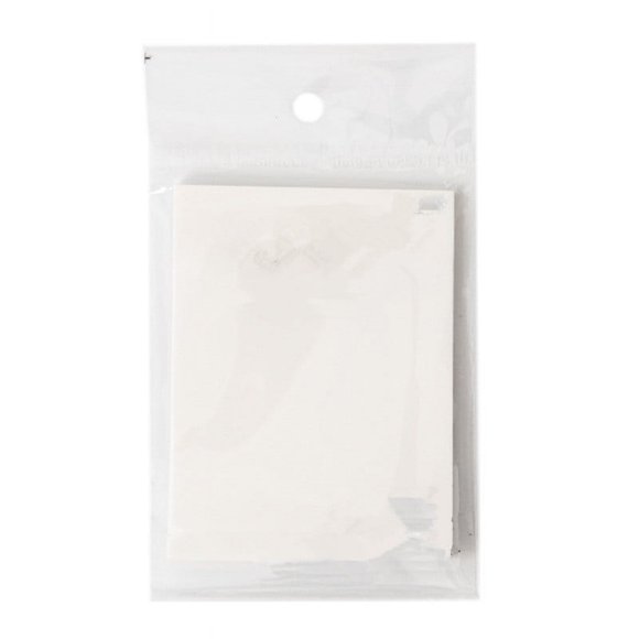 Transparent Sticky Notes 50 Sheets Clear PET Self-Adhesive Memo Pads 5 cm x 7.5 cm For School Office Notebook Use