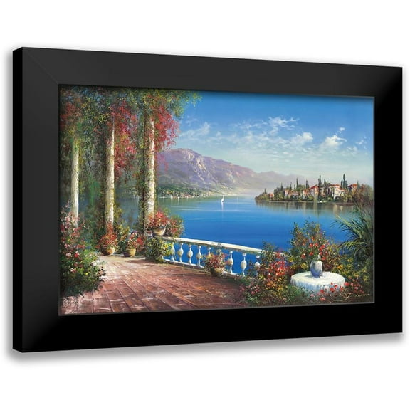 Buchner, H. 14x11 Black Modern Framed Museum Art Print Titled - AT PORTOFINO