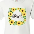 thumbnail image 4 of Inktastic Blessed Sunflower Wreath Youth T-Shirt, 4 of 5